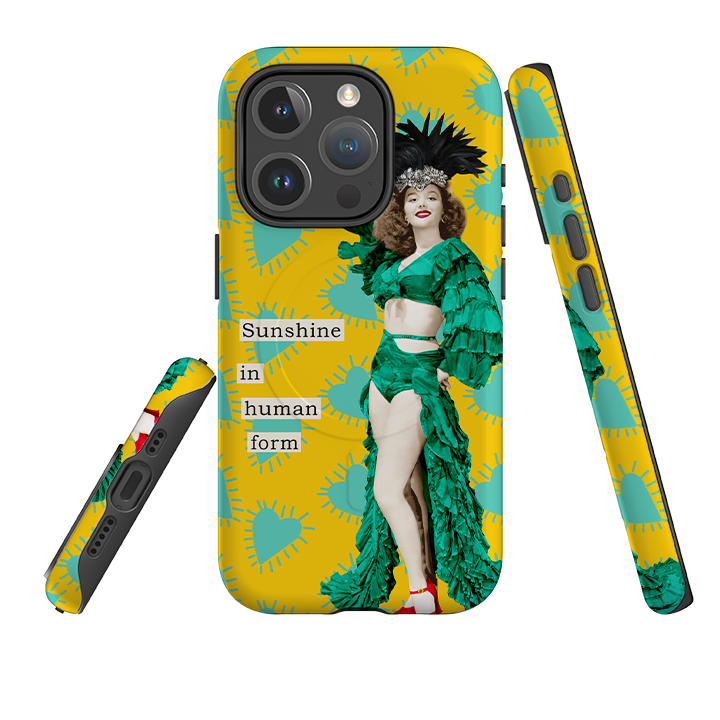 iPhone MagSafe Tough Case - Sunshine In Human Form By Clare Jordan