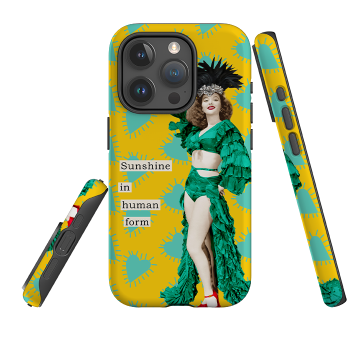iPhone Tough Case - Sunshine In Human Form By Clare Jordan