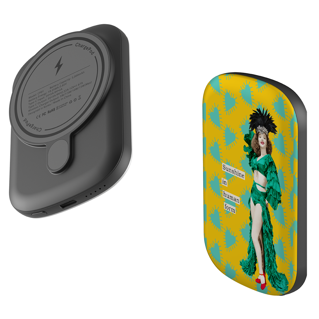 MagSafe Power Bank - Sunshine In Human Form By Clare Jordan
