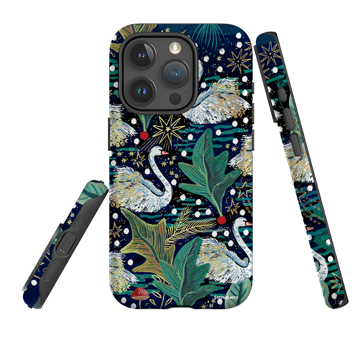 iPhone Tough Case - Swan By Emma Frances Grant