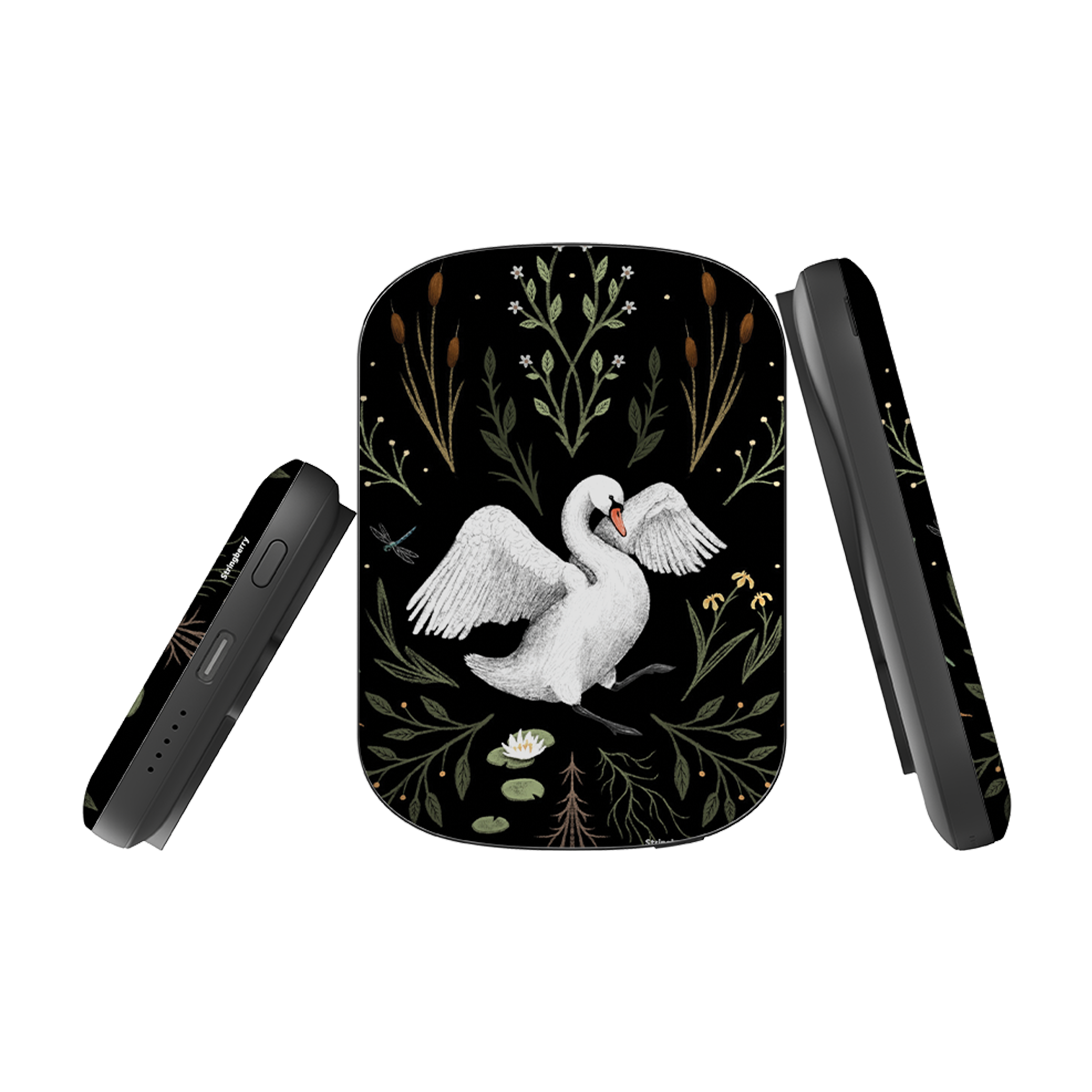 MagSafe Power Bank - Swan By Anna Stead