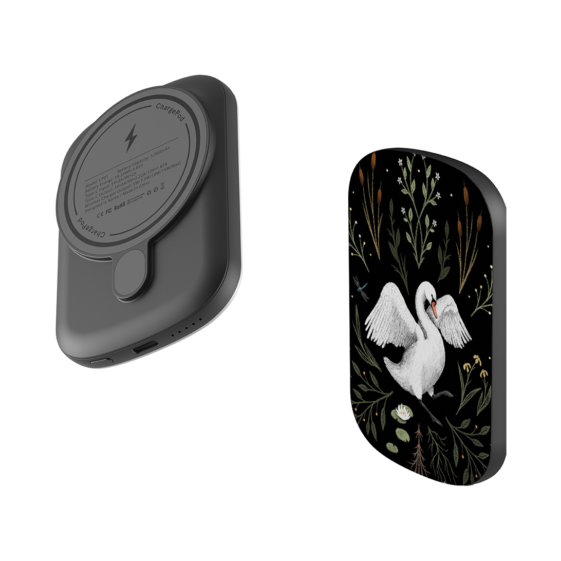 MagSafe Power Bank - Swan By Anna Stead