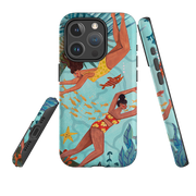 iPhone MagSafe Tough Case -  Swimming By Caroline Bonne Muller