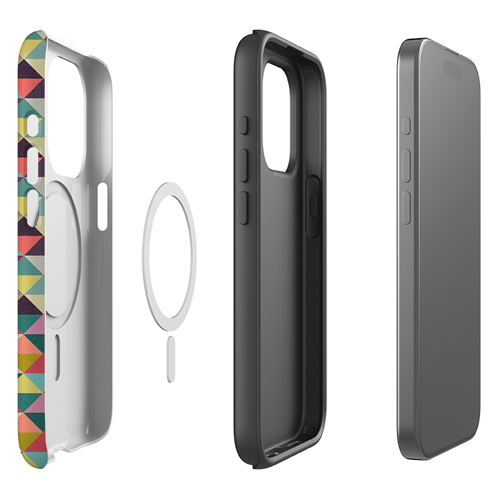 iPhone MagSafe Tough Case -  Triangle Geometric By Suzy Taylor