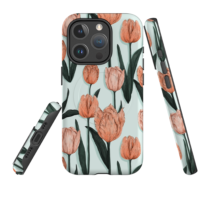 iPhone MagSafe Tough Case -  Tulips By Jade Mosinski