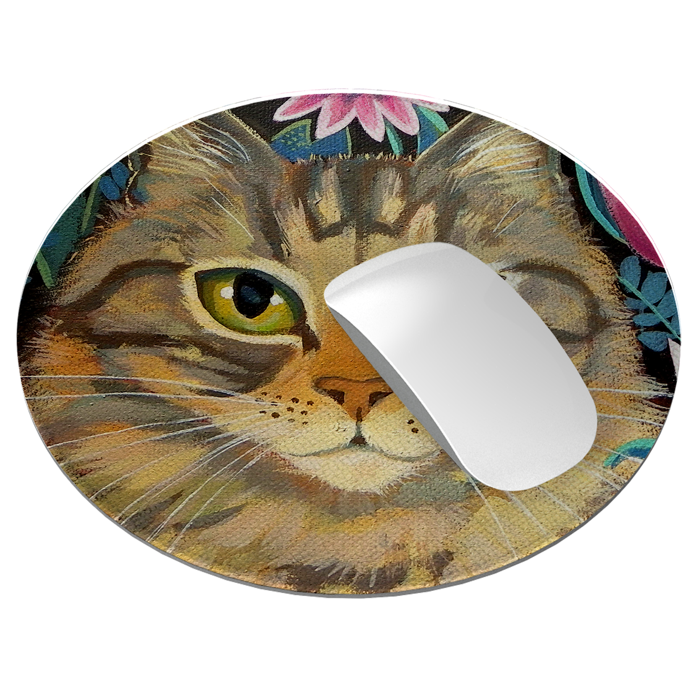 Tabby Cat Mouse Mat By Mary Stubberfield