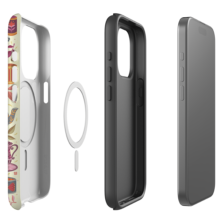 iPhone MagSafe Tough Case -  Tea Time By Suzy Taylor