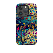 iPhone Case - Teal Leaves