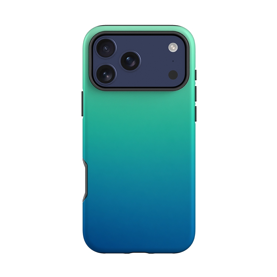 iPhone Tough Case - Teal Ombre