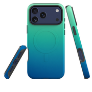 iPhone MagSafe Tough Case - Teal Ombre