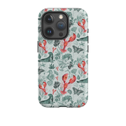 iPhone Case - Teal Seals and Lovely Lobsters By Emma Frances Grant
