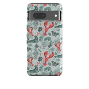 Google Tough  Case - Teal Seals and Lovely Lobsters by Emma Frances Grant