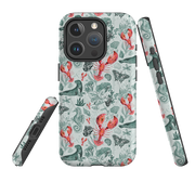 iPhone MagSafe Tough Case - Teal Seals and Lovely Lobsters By Emma Frances Grant