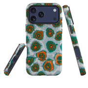 iPhone MagSafe Tough Case - Teal & Orange Marble