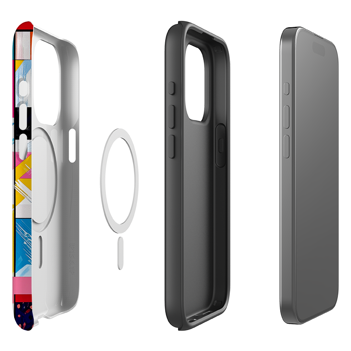 iPhone MagSafe Tough Case - Technicolour Blast