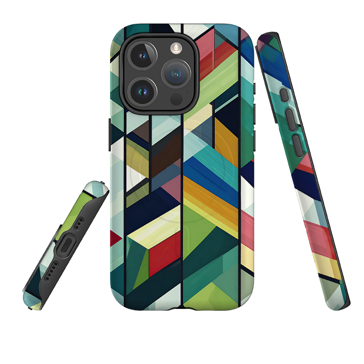 iPhone MagSafe Tough Case - Technicolour Green
