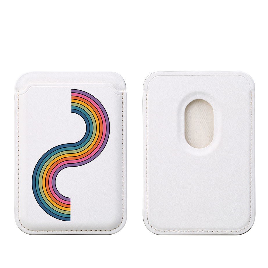 Technicolor III MagSafe Wallet- White