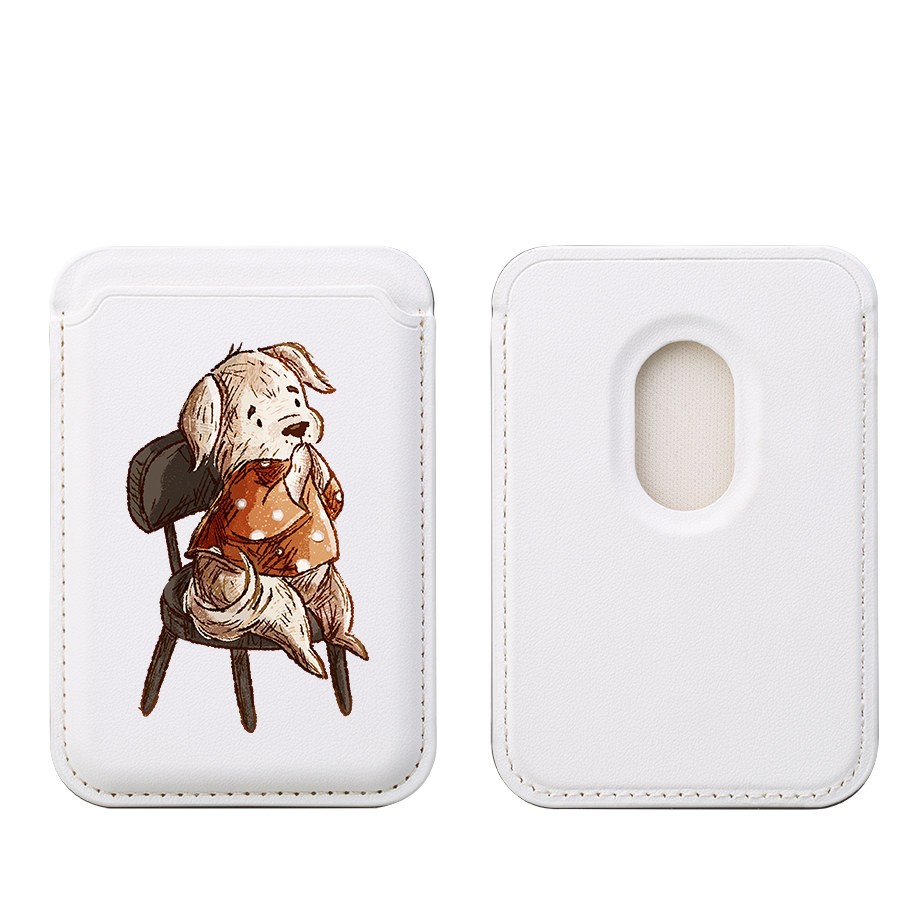 Tell Me More MagSafe Wallet- White