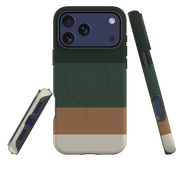 iPhone MagSafe Tough Case - Terracotta and Green Gradient