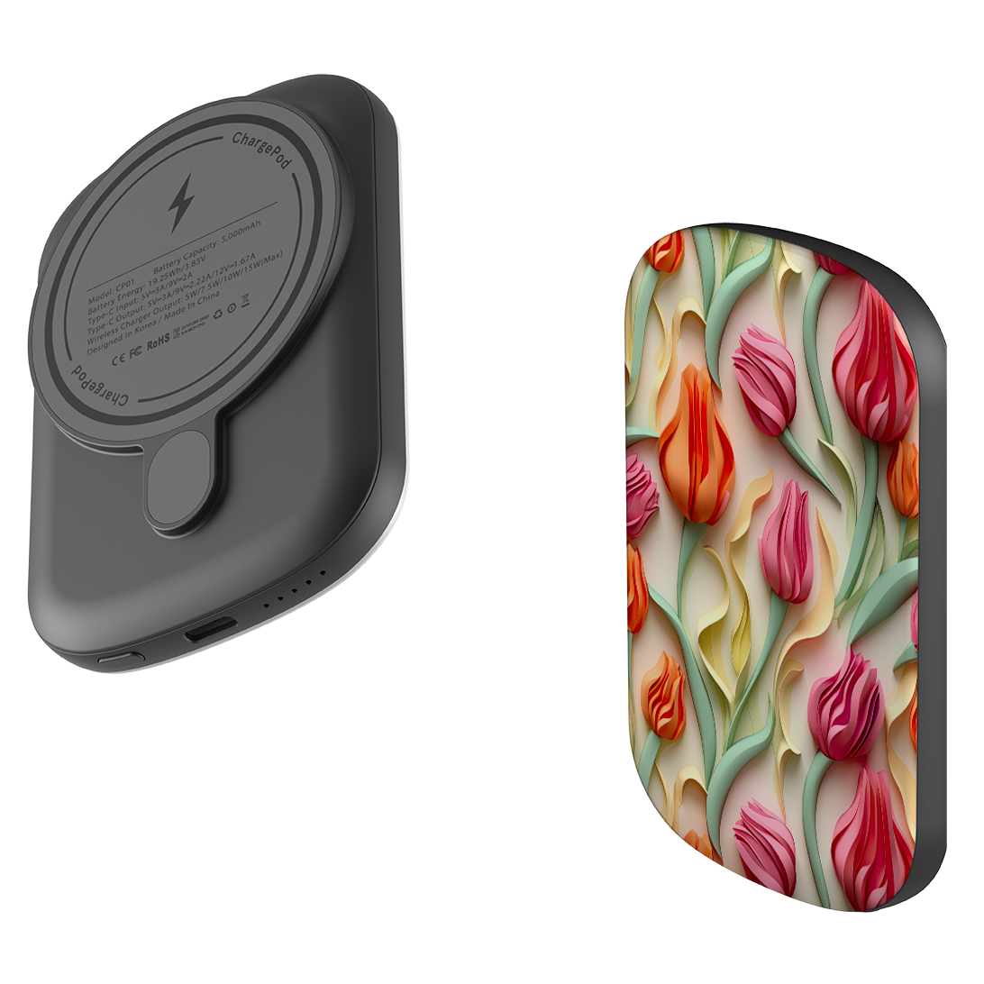 MagSafe Power Bank - The Hague Tulips
