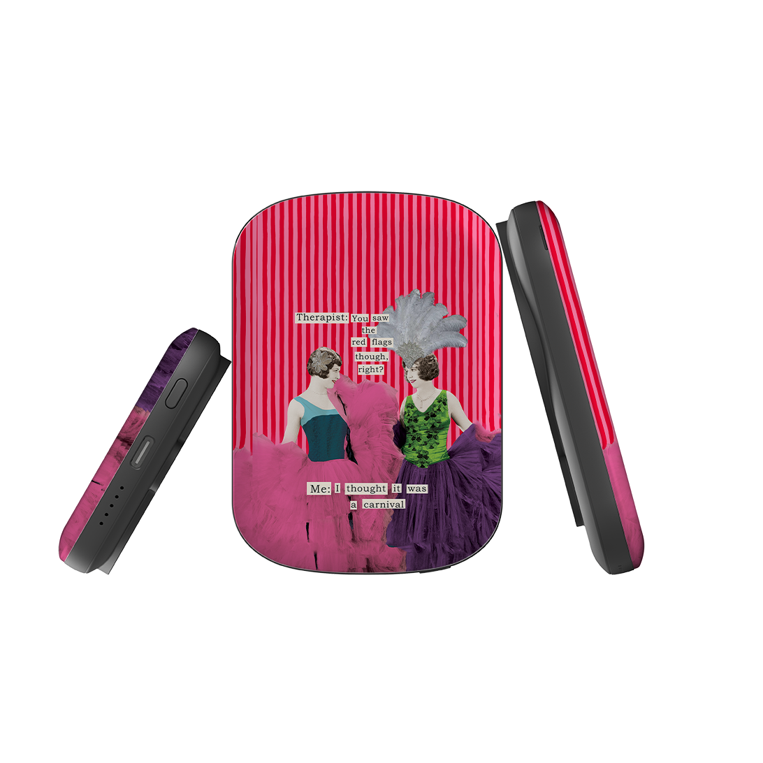 MagSafe Power Bank - Therapist Red Flag By Clare Jordan