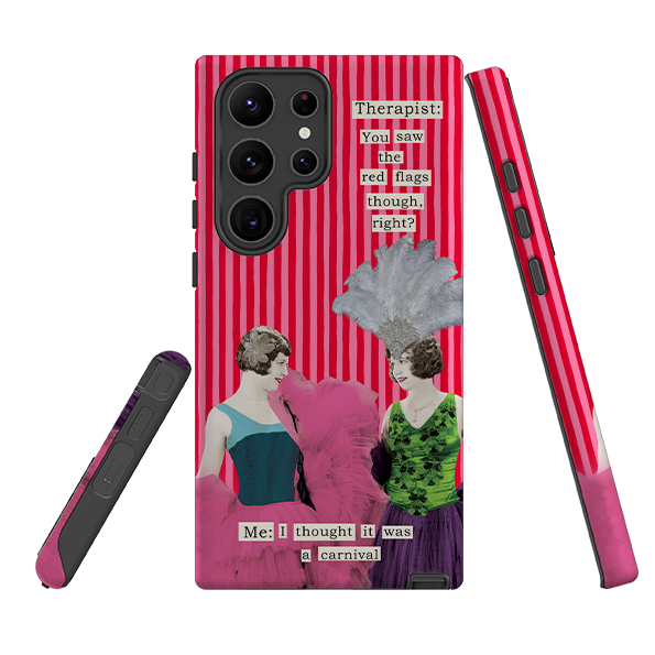 Samsung Tough Case - Therapist Red Flag By Clare Jordan