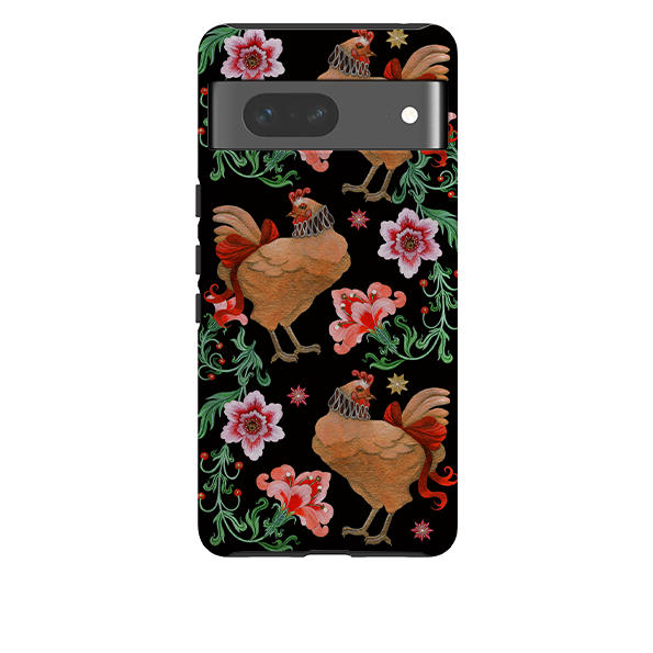 Google Tough  Case - Three French Hens By Maria Matos