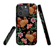 iPhone MagSafe Tough Case - Three French Hens By Maria Matos