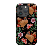 iPhone Tough  Case - Three French Hens By Maria Matos