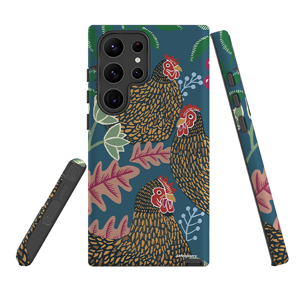 Samsung Tough Case - Three French Hens By Kate Heiss