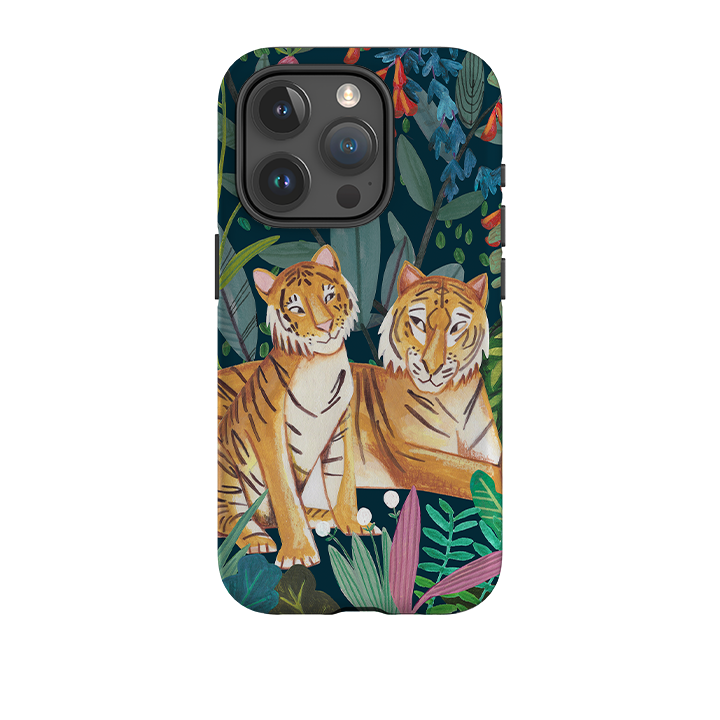 iPhone Tough Case - Tiger By Caroline Bonne Muller