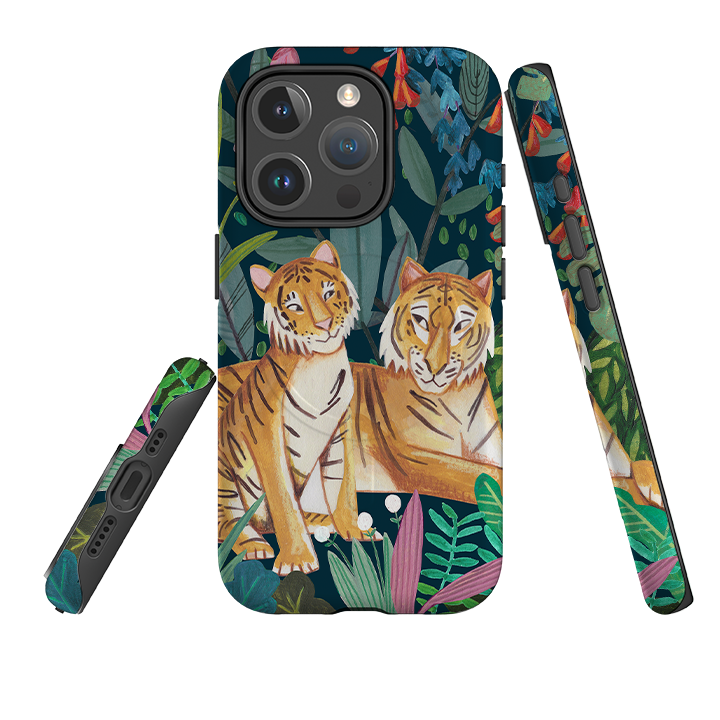 iPhone MagSafe Tough Case -  Tiger By Caroline Bonne Muller