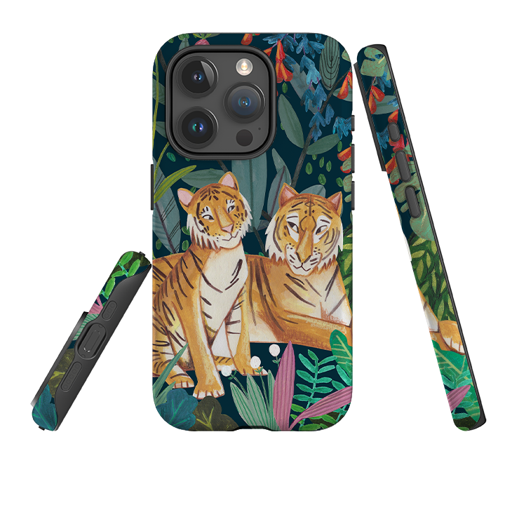 iPhone Tough Case - Tiger By Caroline Bonne Muller