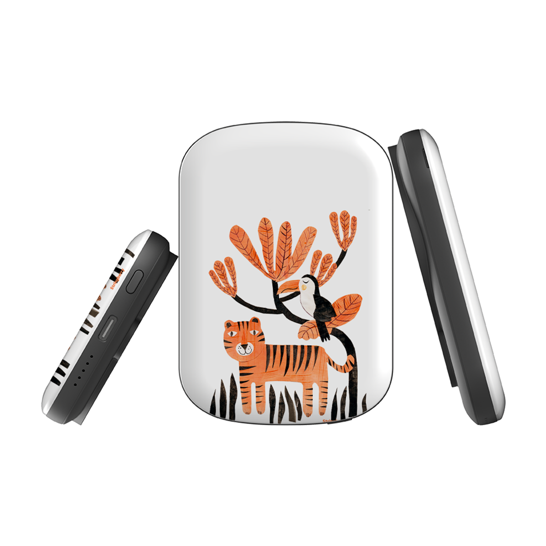 MagSafe Power Bank - Tiger And Toucan By Tracey English