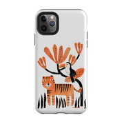 iPhone Tough Case - Tiger And Toucan By Tracey English