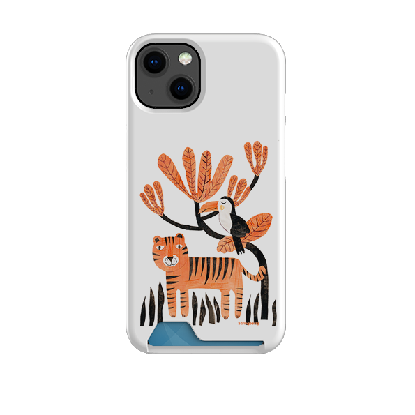 Tiger and Toucan Case and Card Case By Tracey English