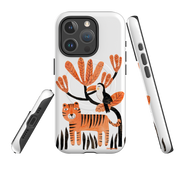 iPhone MagSafe Tough Case - Tiger and Toucan By Tracey English