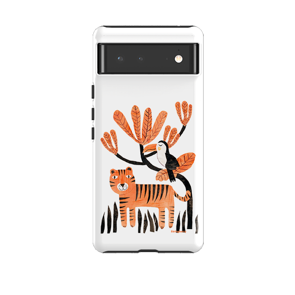 Google Tough Case -  Tiger And Toucan By Tracey English