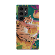 Samsung Tough Case - Tiger In Palms By Bex Parkin