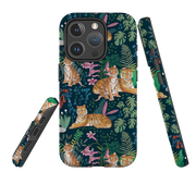 iPhone MagSafe Tough Case -  Tiger Pattern By Caroline Bonne Muller