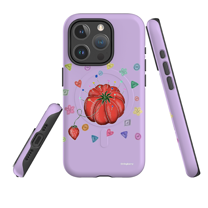 iPhone MagSafe Tough Case -  Tomato Pin Cushion By Catherine Rowe