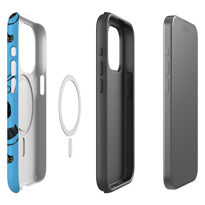 iPhone MagSafe Tough Case - Tossed Cats By Tracey English