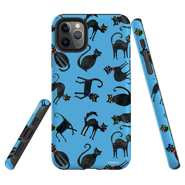 iPhone Tough Case - Tossed Cats By Tracey English