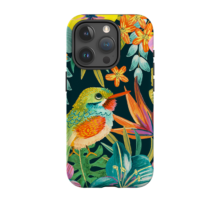 iPhone Tough Case - Tropical Bird By Caroline Bonne Muller