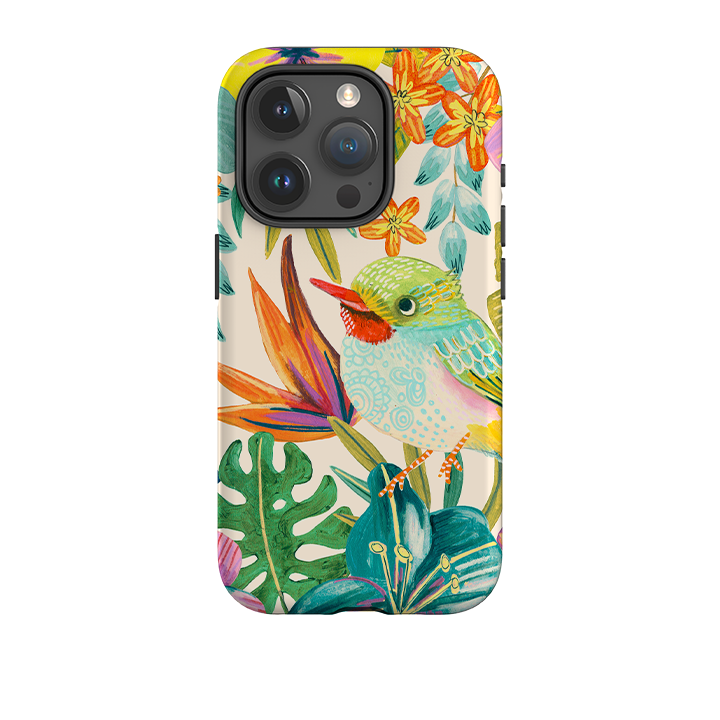 iPhone Tough Case - Tropical Bird II By Caroline Bonne Muller