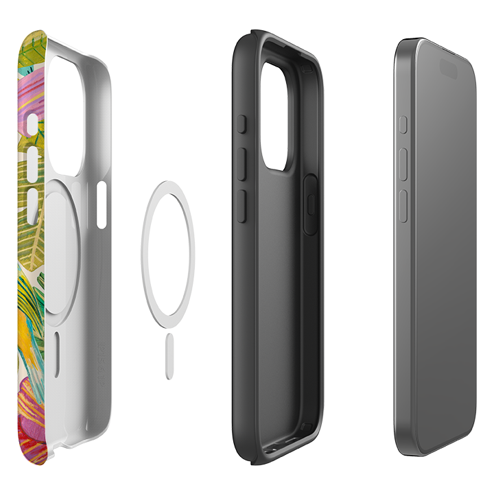 iPhone MagSafe Tough Case -  Tropical Bird II By Caroline Bonne Muller