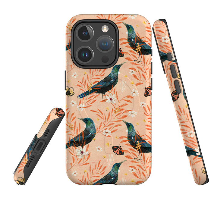 iPhone MagSafe Tough Case - Tui Pink By Katherine Quinn