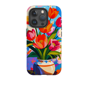 iPhone Tough Case - Tulip Pot Floral