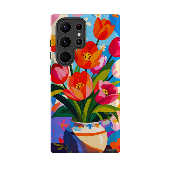Samsung Tough Case - Tulip Pot Floral