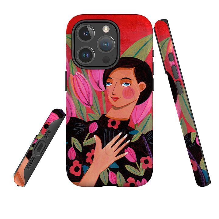iPhone MagSafe Tough Case -  Tulip Woman By Caroline Bonne Muller